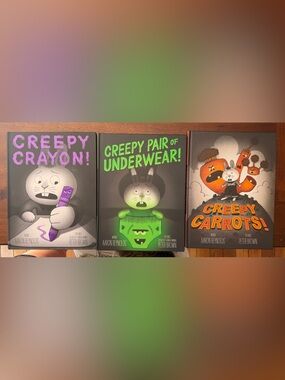 Aaron Reynolds Creepy Pair of Underwear! - Green and Black Kids Book